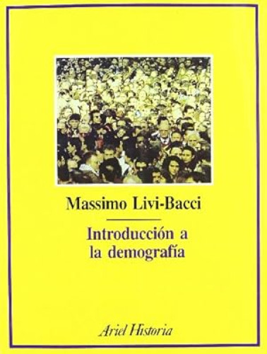 Portada del libro de Introducción a la demografía