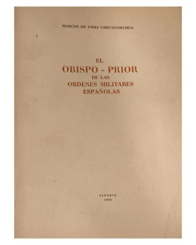 Portada del libro de EL OBISPO - PRIOR DE LAS ORDENES MILITARES ESPAÑOLAS