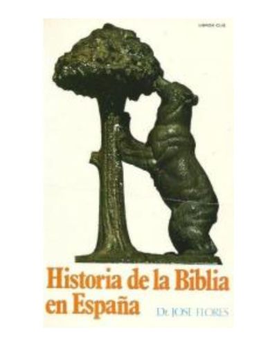 Portada del libro de Historia de la Biblia en España