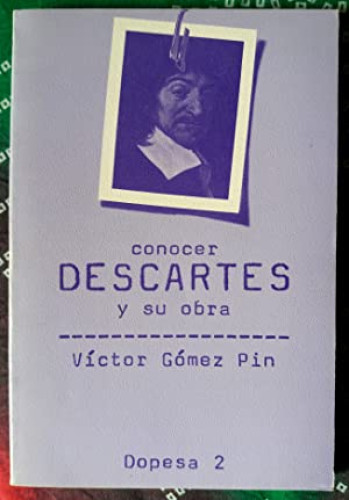 Portada del libro de Descartes y su obra