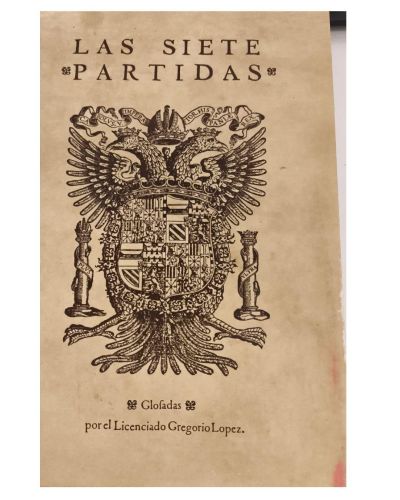 Portada del libro de Las Siete Partidas
