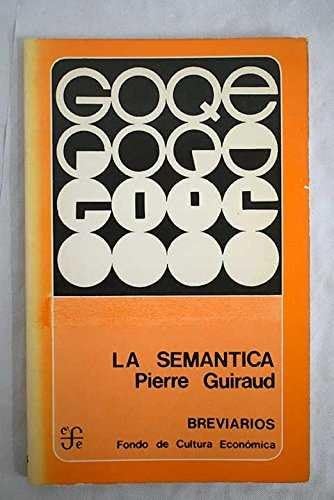 Portada del libro de La semántica