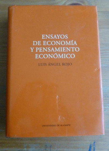 Portada del libro de Ensayos de economia y pensamiento economico