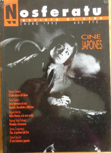 Portada del libro de NOSFERATU. REVISTA DE CINE. CINE JAPONÉS. ENERO 1993