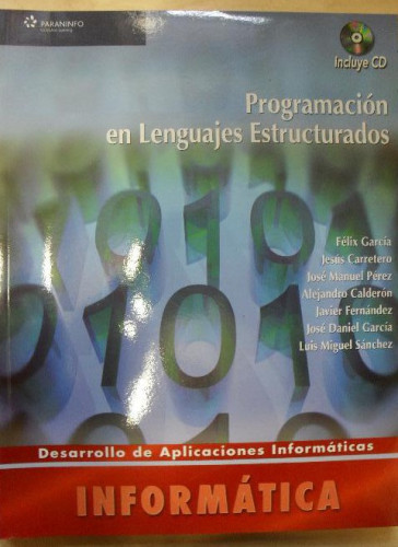 Portada del libro de Programación en lenguajes estructurados