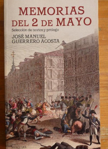 Portada del libro de MEMORIAS DEL 2 DE MAYO