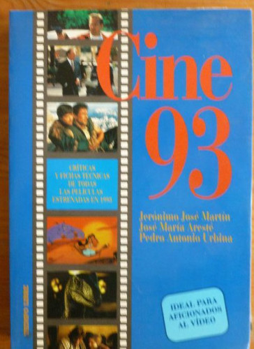 Portada del libro de Cine 93 (Tiempo libre)