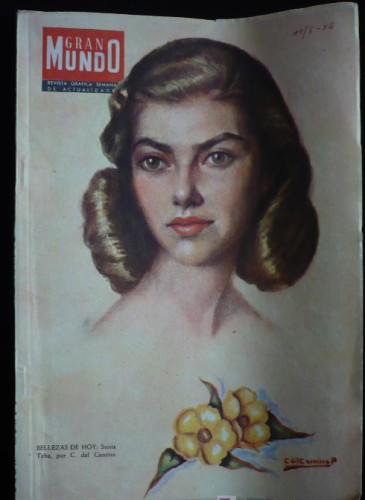 Portada del libro de GRAN MUNDO ILUSTRADO. SONIA TEBA REVISTA SEMANAL DE ACTUALIDADES. AÑOS 60