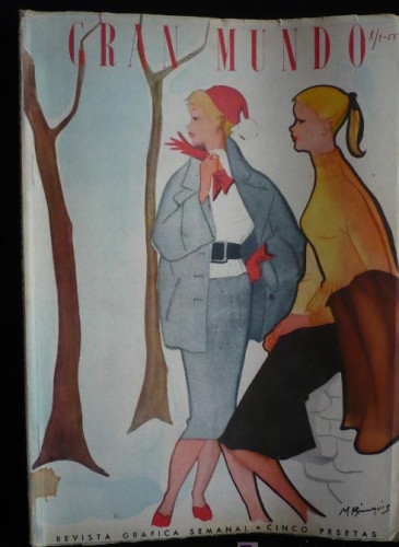 Portada del libro de GRAN MUNDO ILUSTRADO. MODA INVIERNO. REVISTA SEMANAL DE ACTUALIDADES. AÑOS 60