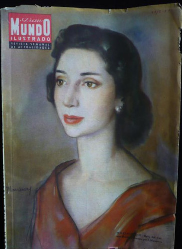 Portada del libro de GRAN MUNDO ILUSTRADO. MARIA DEL CARMEN MASEDA Y ARANGO. REVISTA SEMANAL DE ACTUALIDADES. AÑOS 60