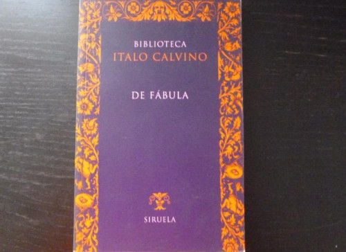 Portada del libro de De fábula: 1 (Biblioteca Italo Calvino)