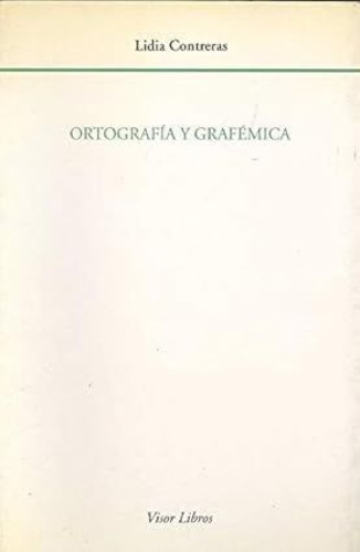 Portada del libro de Ortografía y grafémica