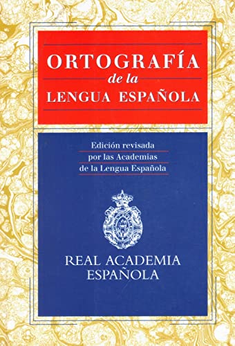 Portada del libro de Ortografía de la lengua española