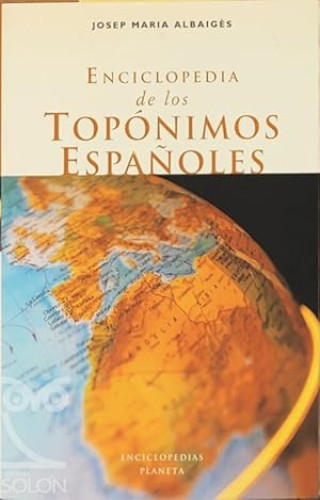 Portada del libro de Enciclopedia de los topónimos