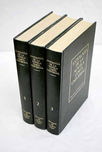 Portada del libro de Antología de la Novela Corta Universal. VOLÚMENES I, II Y III