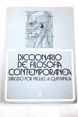 Portada del libro de Diccionario de filosofía contemporánea