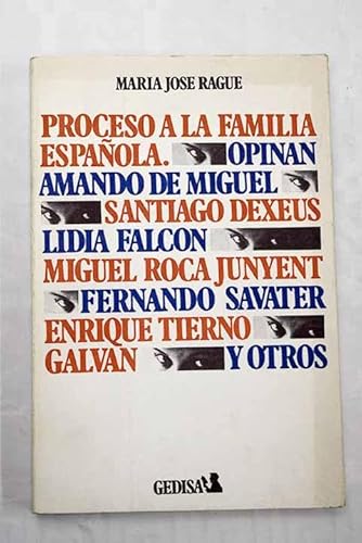 Portada del libro de Proceso a la familia española