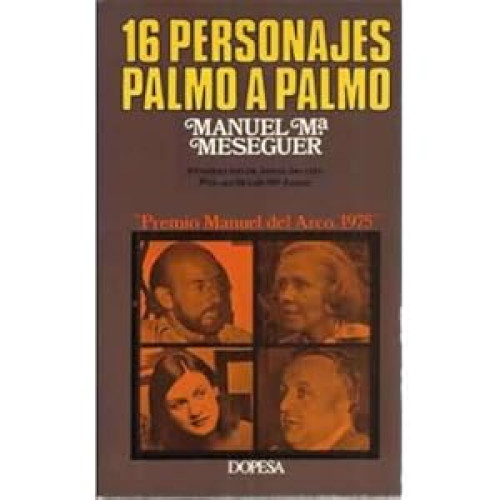 Portada del libro de 16 personajes palmo a palmo