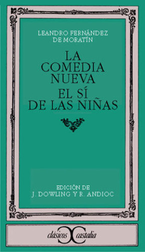 Portada del libro de La comedia nueva. El sí de las niñas