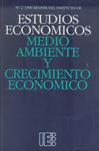 Portada del libro de Estudios Economicos. Medio Ambiente y Crecimiento Economico