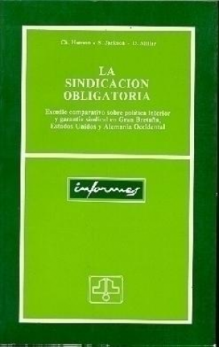 Portada del libro de La Sindicación obligatoria