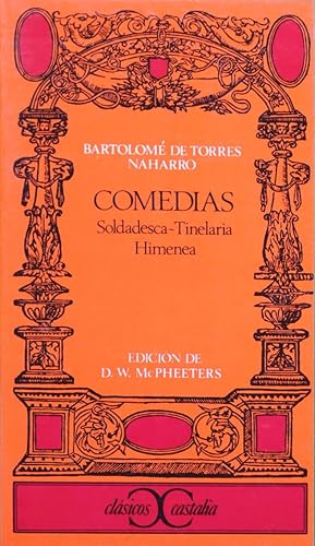 Portada del libro de Comedias