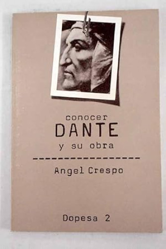 Portada del libro de Dante y su obra