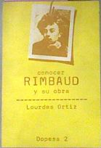 Portada del libro de Rimbaud y su obra