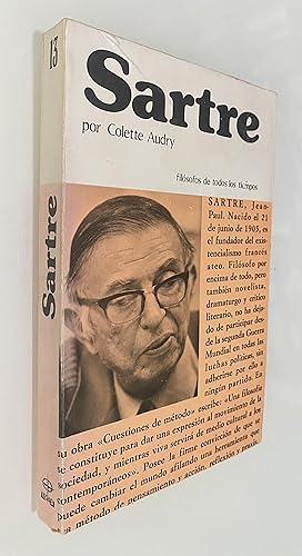 Portada del libro de Sartre y la realidad humana