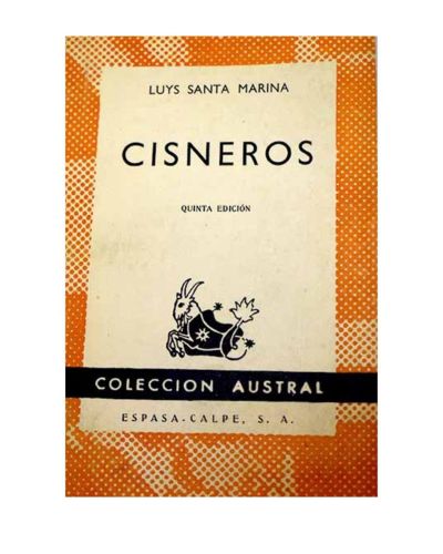 Portada del libro de Cisneros