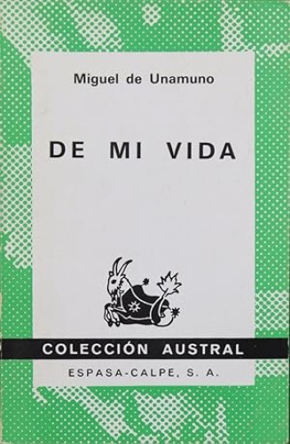 Portada del libro de De mi vida