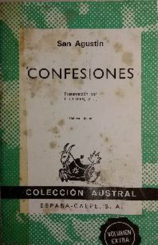 Portada del libro de Confesiones