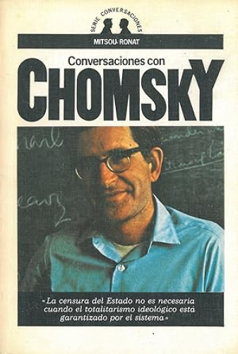 Portada del libro de Conversaciones con Chomsky
