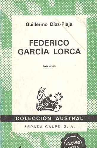 Portada del libro de Federico García Lorca