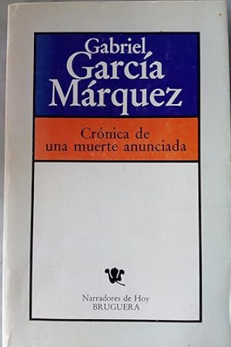 Portada del libro de Crónica de una muerte anunciada