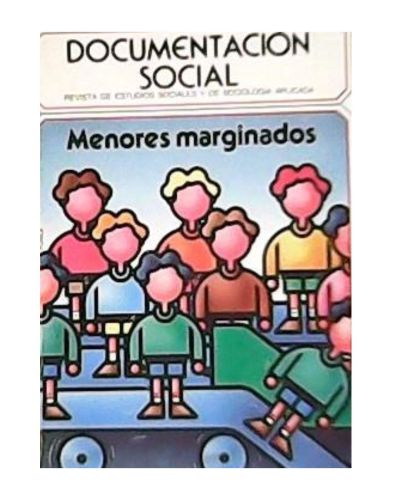 Portada del libro de Documentación social. Menores marginados