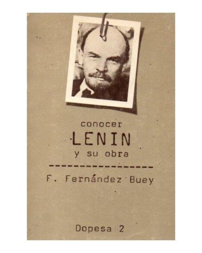 Portada del libro de Lenin y su obra