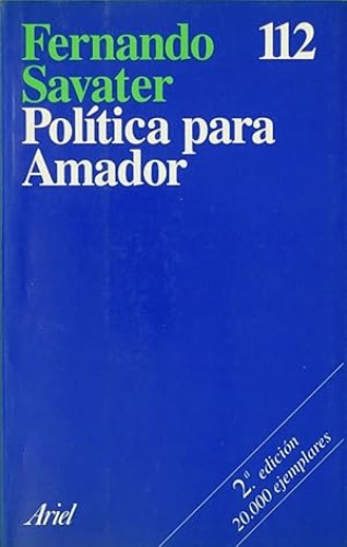 Portada del libro de Política para Amador