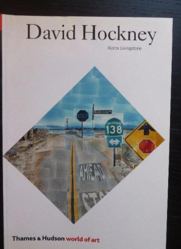 Portada del libro David Hockney (World of Art) MR Marco Livingstone Thames & Hudson 1996 277pp INGLES