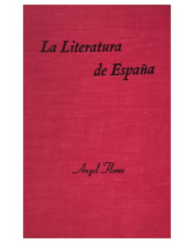 Portada del libro de LA LITERATURA DE ESPAÑA
