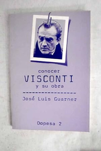 Portada del libro de Visconti y su obra