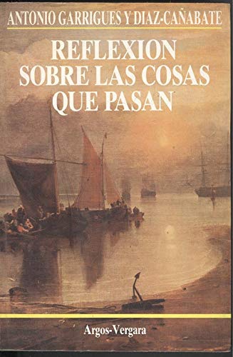 Portada del libro de Reflexión sobre las cosas que pasan