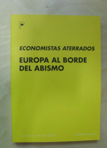 Portada del libro de Europa al borde del abismo (Pasos perdidos)