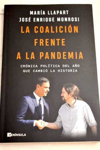 Portada del libro de La coalición frente a la pandemia