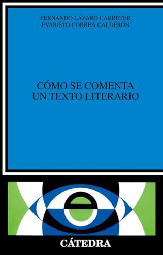 Portada del libro de Cómo se comenta un texto literario