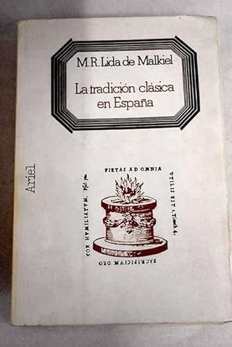 Portada del libro de La tradición clásica en España