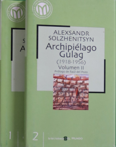 Portada del libro de Archipiélago Gulag (1918-1956) vol.2
PORTADA LEVEMENTE DESGASTADA