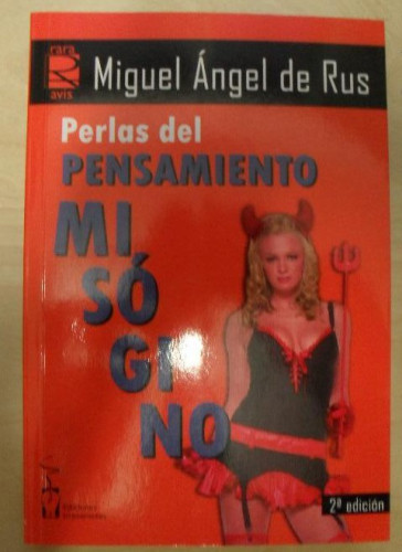 Portada del libro de Perlas Del Pensamiento Misógino (2ª Edición) (Rara Avis Ensayo)