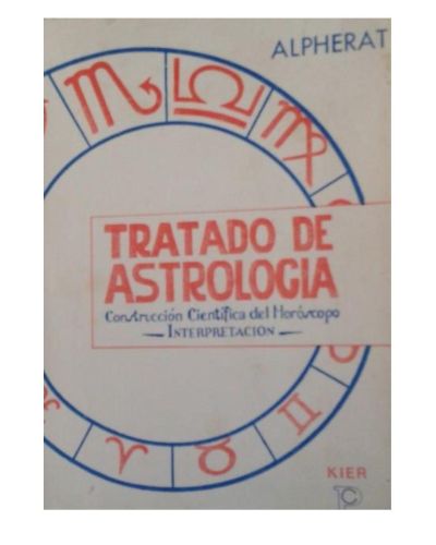 Portada del libro de TRATADO DE ASTROLOGÍA. CONSTRUCCIÓN CIENTÍFICA DEL HORÓSCOPO