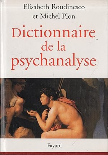 Portada del libro de Dictionnaire de la psychanalyse